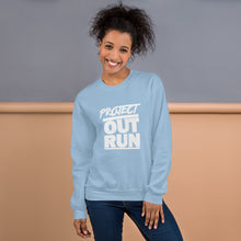 Load image into Gallery viewer, Project Outrun "White Out" Unisex Sweatshirt