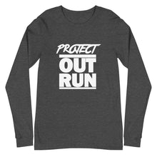 Load image into Gallery viewer, Project Outrun "White Out" Unisex Long Sleeve Shirt